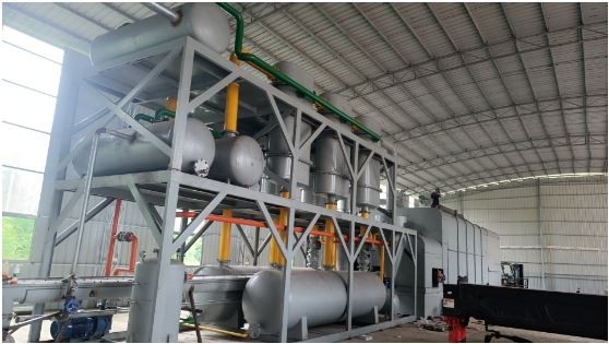 Impjant tal-Piroliżi tal-Plastik tat-Tajers Semi-kontinwu